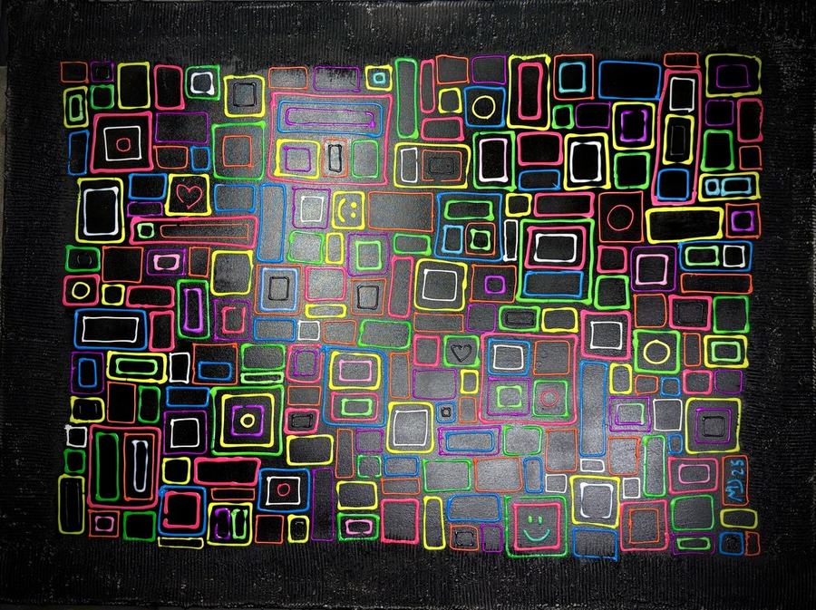 Neon Pulse Matrix